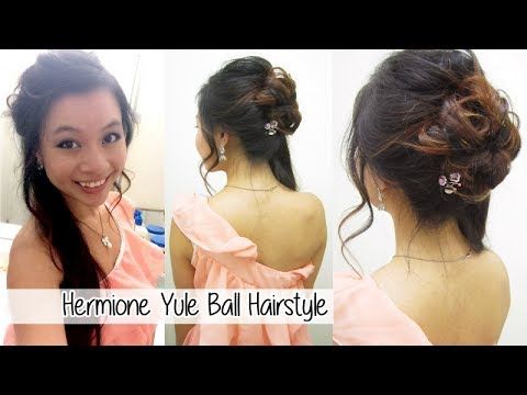 hermione yule ball hair tutorial