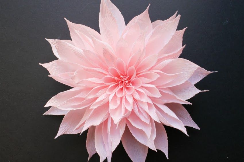 big paper flower tutorial
