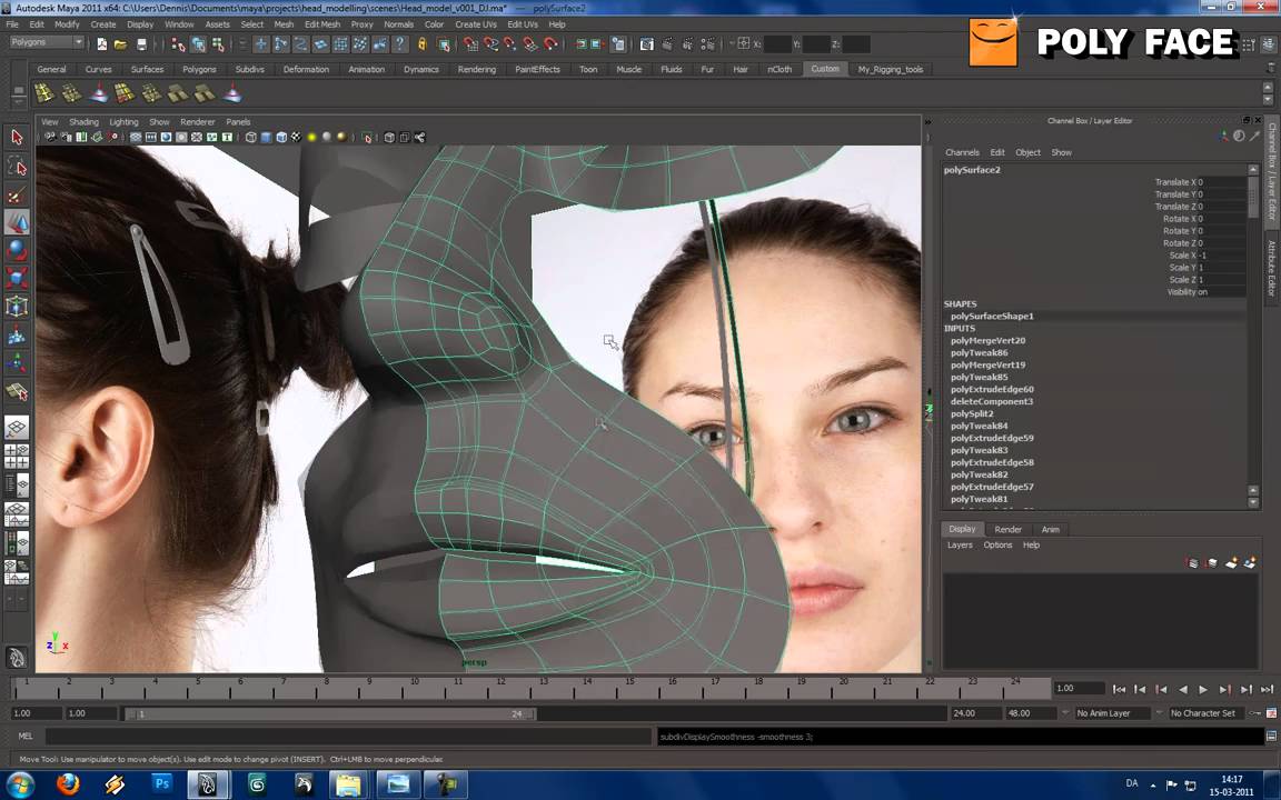 maya head modeling tutorial