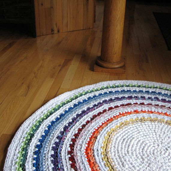 round rag rug tutorial