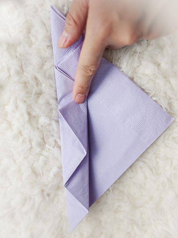 easy napkin folding tutorial