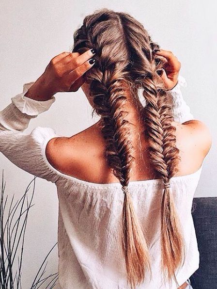 french fishtail braid tutorial on yourself